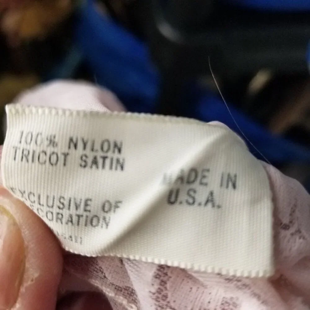 Vtg 50s Movie Star blush pink fullslip lingerie slip dress